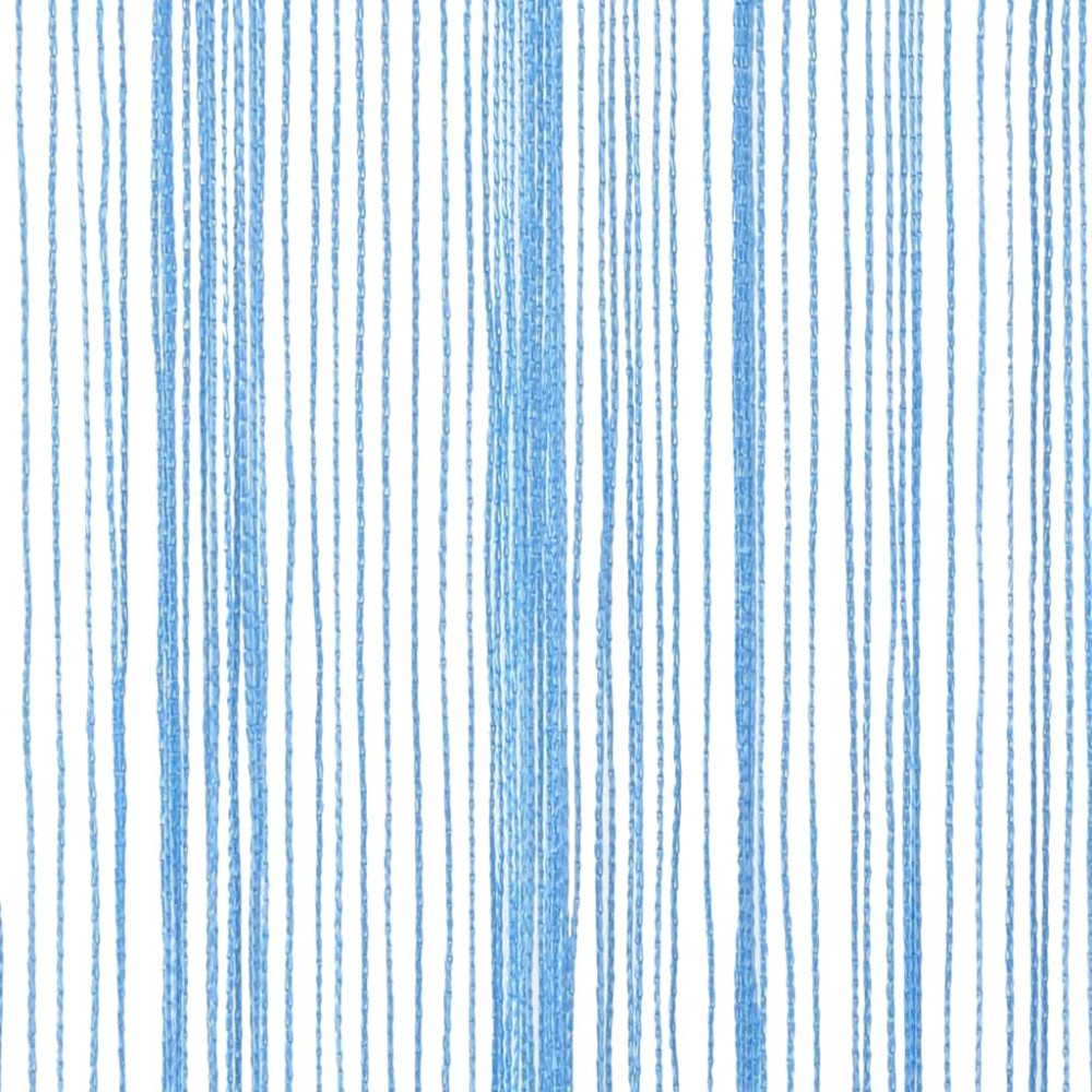 Produktbild för Stränggardiner 2 st ljusblå 100x250 cm