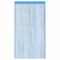 Produktbild för Stränggardiner 2 st ljusblå 140x250 cm