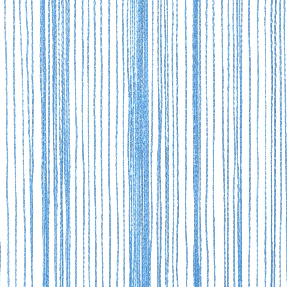 Produktbild för Stränggardiner 2 st ljusblå 140x250 cm