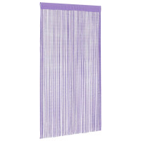 Produktbild för Stränggardiner 2 st lila 100x250 cm