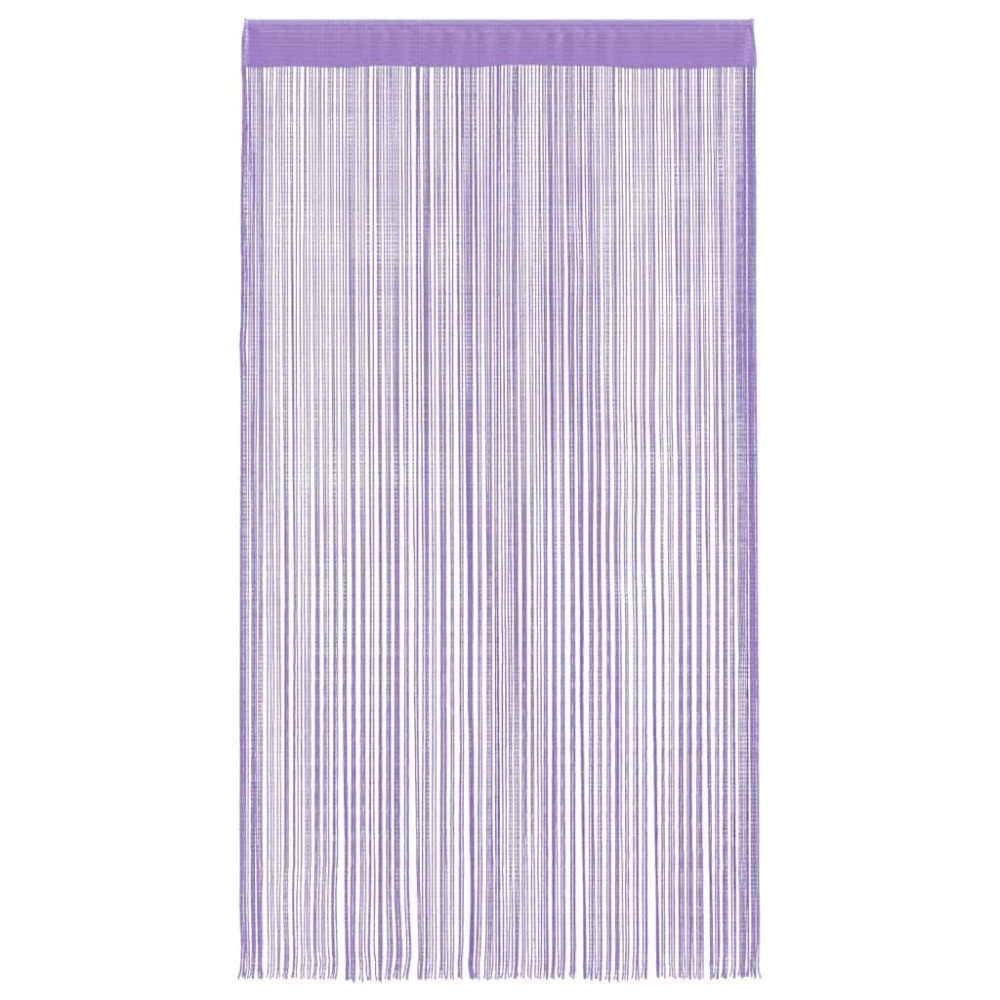 Produktbild för Stränggardiner 2 st lila 100x250 cm