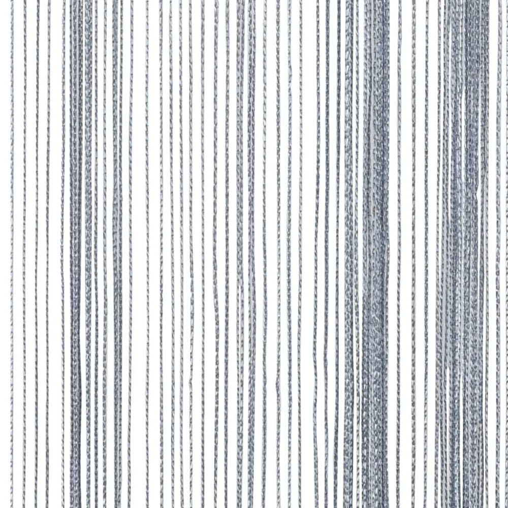 Produktbild för Stränggardiner 2 st ljusgrå 100x250 cm