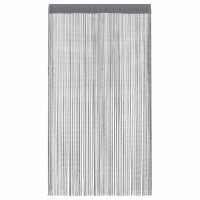Produktbild för Snörgardiner 2 st antracit 100x250 cm