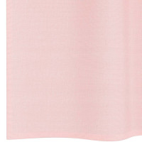 Produktbild för Voile gardiner med genomföringar 2 st ljusrosa 140x140 cm