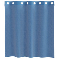 Produktbild för Voile gardiner med genomföringar 2 delar kungsblå