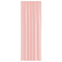 Produktbild för Voile gardiner med öglor 2 st rosa 140x260 cm