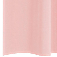 Produktbild för Voile gardiner med öglor 2 st rosa 140x260 cm