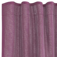 Produktbild för Voile gardiner med öglor 2 st lila 140x175 cm