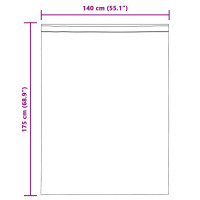 Produktbild för Voile gardiner med öglor 2 st lila 140x175 cm