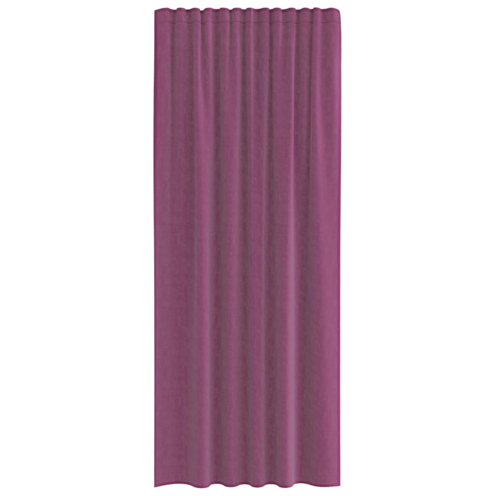 Produktbild för Voile gardiner med öglor 2 st lila 140x245 cm
