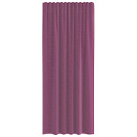Produktbild för Voile gardiner med öglor 2 st lila 140x245 cm