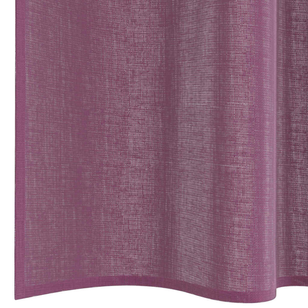 Produktbild för Voile gardiner med öglor 2 st lila 140x245 cm