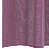 Produktbild för Voile gardiner med öglor 2 st lila 140x245 cm