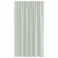 Produktbild för Voile gardiner med öglor 2 st ljusgrå 140x175 cm