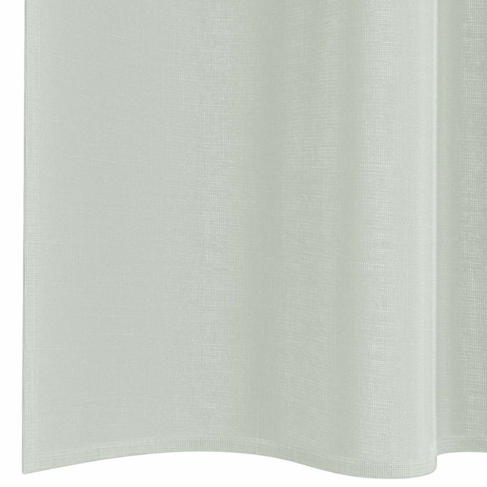 Produktbild för Voile gardiner med öglor 2 st ljusgrå 140x175 cm