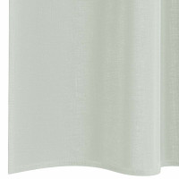 Produktbild för Voile gardiner med öglor 2 st ljusgrå 140x175 cm