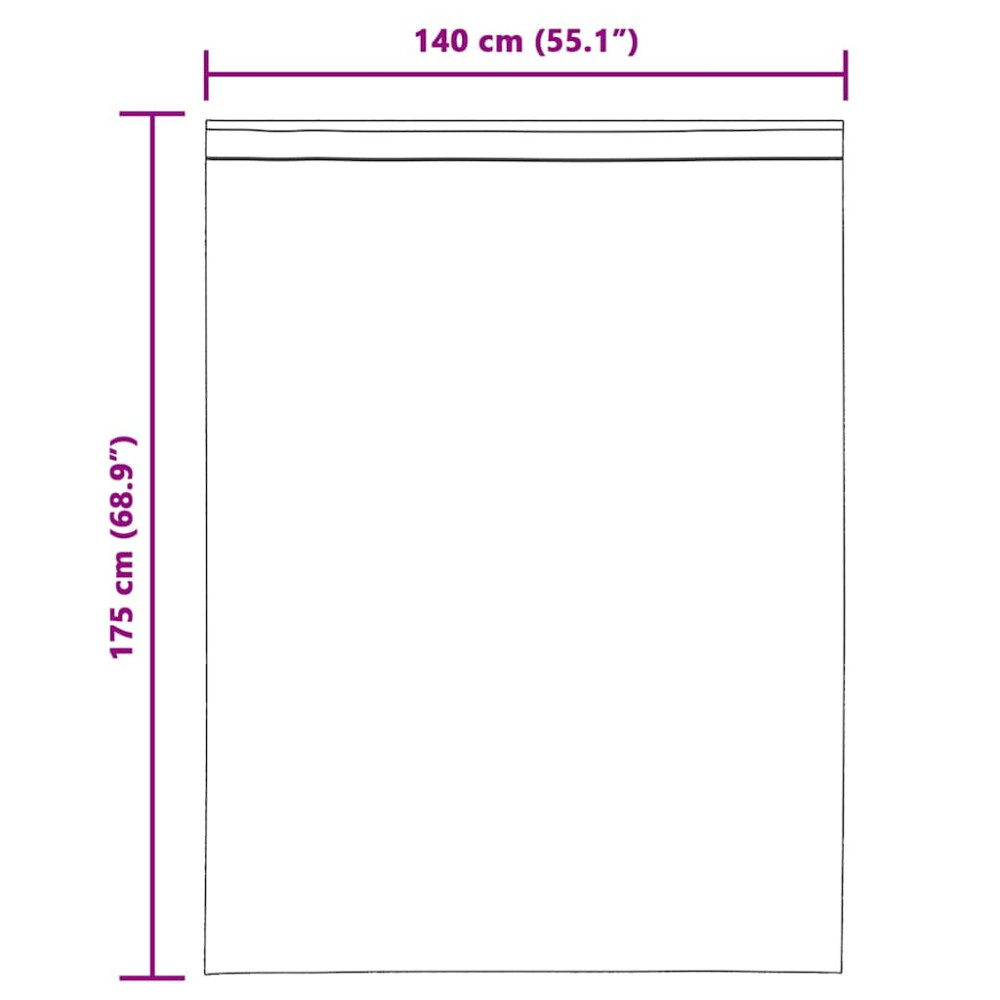 Produktbild för Voile gardiner med öglor 2 st ljusgrå 140x175 cm