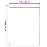 Produktbild för Voile gardiner med öglor 2 st ljusgrå 140x175 cm