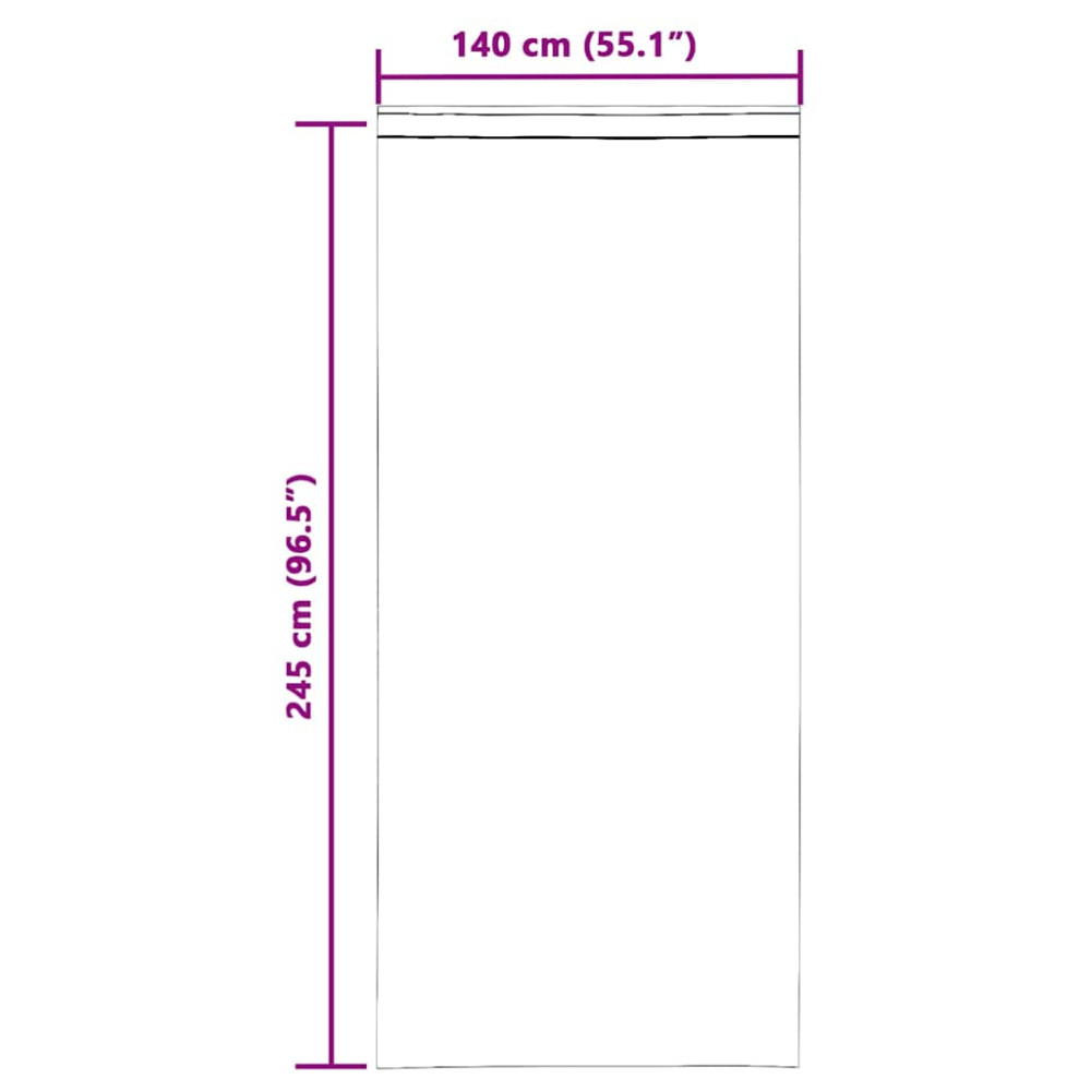 Produktbild för Voile gardiner med öglor 2 st kungsblå 140x245 cm