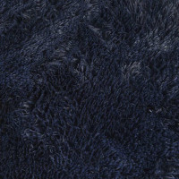 Produktbild för Ryamatta med lång lugg NAVARRA marinblå 160x230 cm polyester