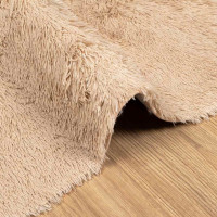 Produktbild för Ryamatta med lång lugg NAVARRA beige 200x290 cm polyester