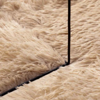 Produktbild för Ryamatta med lång lugg NAVARRA beige 200x290 cm polyester