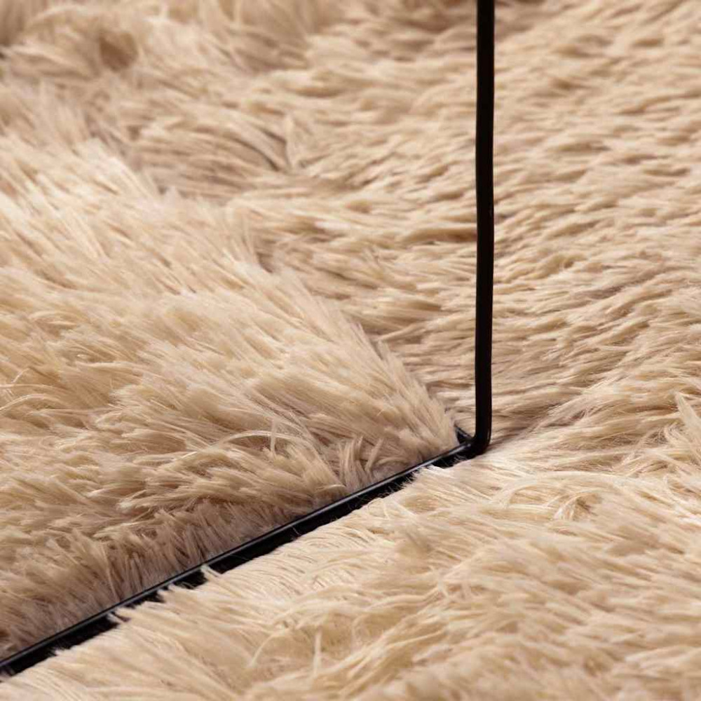 Produktbild för Ryamatta med lång lugg NAVARRA beige 240x340 cm polyester