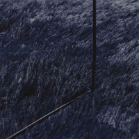Produktbild för Ryamatta med lång lugg NAVARRA marinblå 240x340 cm polyester