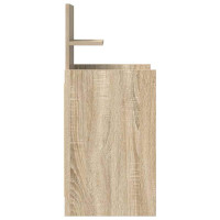 Produktbild för Sängbord med 2 lådor 2 st Sonoma ek 38x34x80 cm