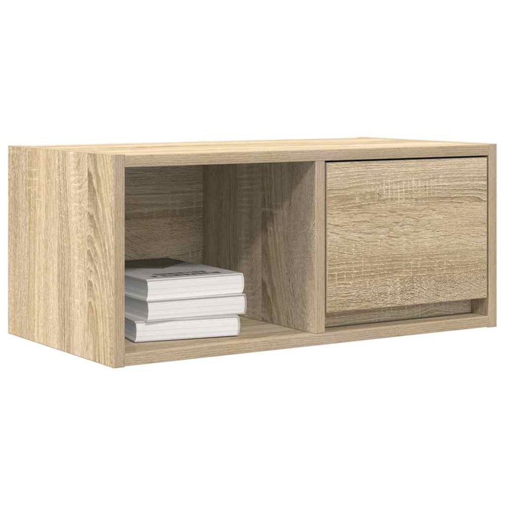 Produktbild för TV-bänkar 2 st Sonoma ek 60x31x25,5 cm konstruerat trä