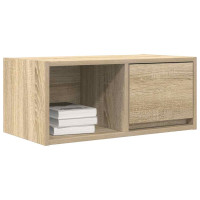 Produktbild för TV-bänkar 2 st Sonoma ek 60x31x25,5 cm konstruerat trä