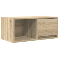 Produktbild för TV-bänkar 2 st Sonoma ek 60x31x25,5 cm konstruerat trä
