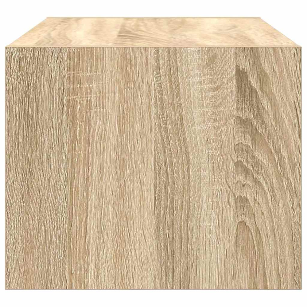 Produktbild för TV-bänkar 2 st Sonoma ek 60x31x25,5 cm konstruerat trä