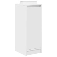 Produktbild för Skoskåp vit 29,5x34x76 cm konstruerat trä
