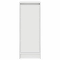 Produktbild för Skoskåp vit 29,5x34x76 cm konstruerat trä