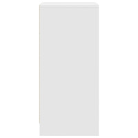 Produktbild för Skoskåp vit 29,5x34x76 cm konstruerat trä