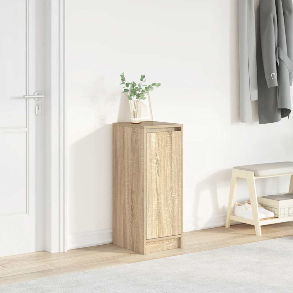 Produktbild för Skoskåp sonoma ek 29,5x34x76 cm konstruerat trä