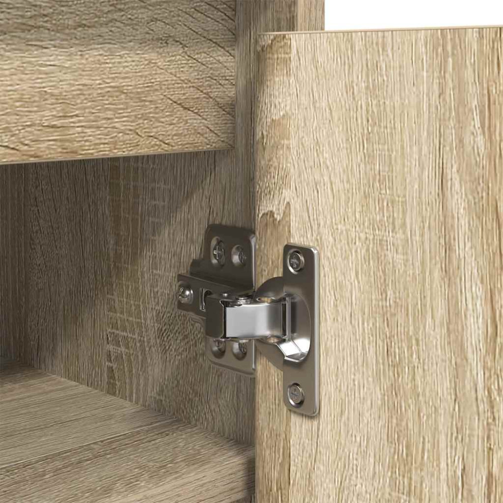 Produktbild för Skoskåp sonoma ek 29,5x34x76 cm konstruerat trä