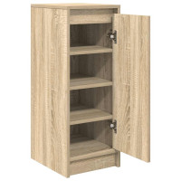 Produktbild för Skoskåp sonoma ek 29,5x34x76 cm konstruerat trä