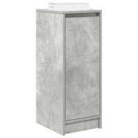 Produktbild för Skoskåp betonggrå 29,5x34x76 cm konstruerat trä
