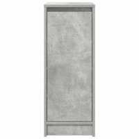 Produktbild för Skoskåp betonggrå 29,5x34x76 cm konstruerat trä