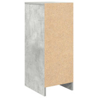 Produktbild för Skoskåp betonggrå 29,5x34x76 cm konstruerat trä
