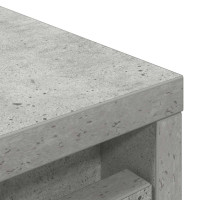 Produktbild för Skoskåp betonggrå 29,5x34x76 cm konstruerat trä