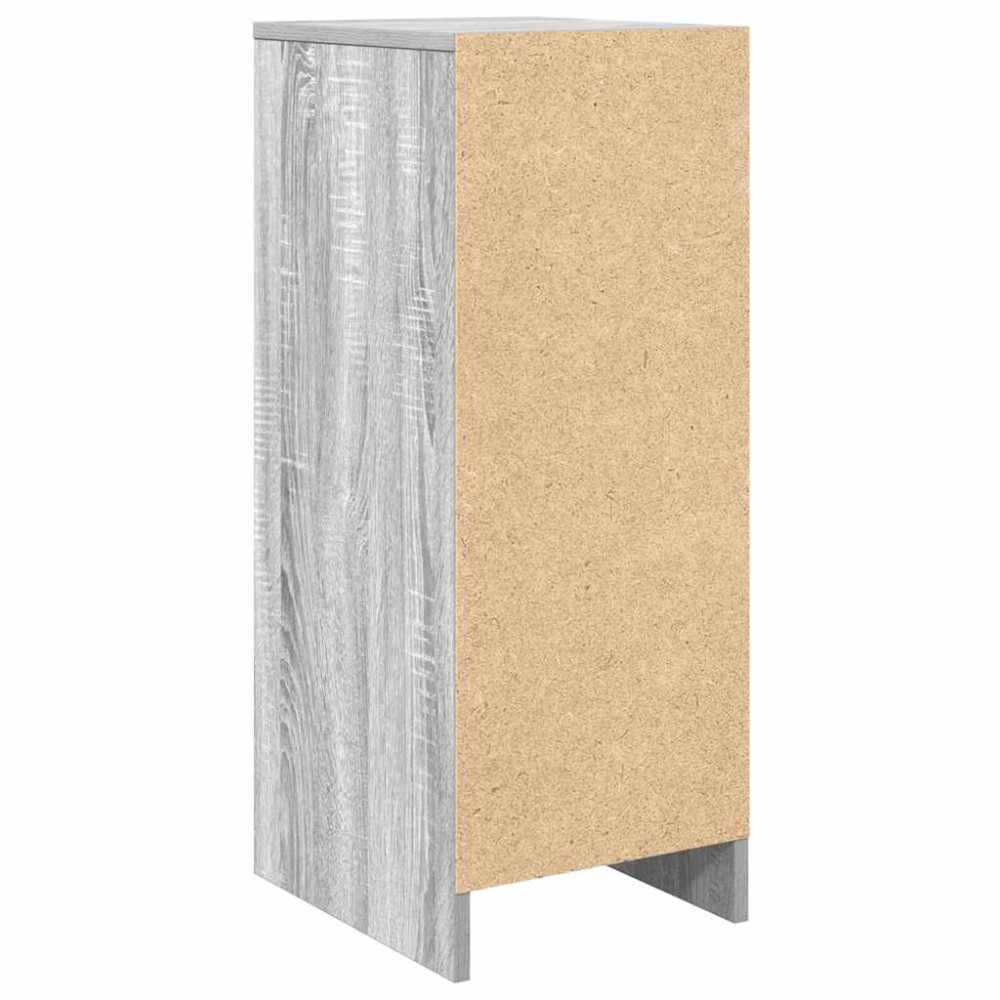 Produktbild för Skoskåp grå sonoma 29,5x34x76 cm konstruerat trä
