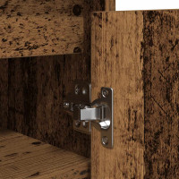 Produktbild för Skoskåp gammalt trä 29,5x34x76 cm konstruerat trä