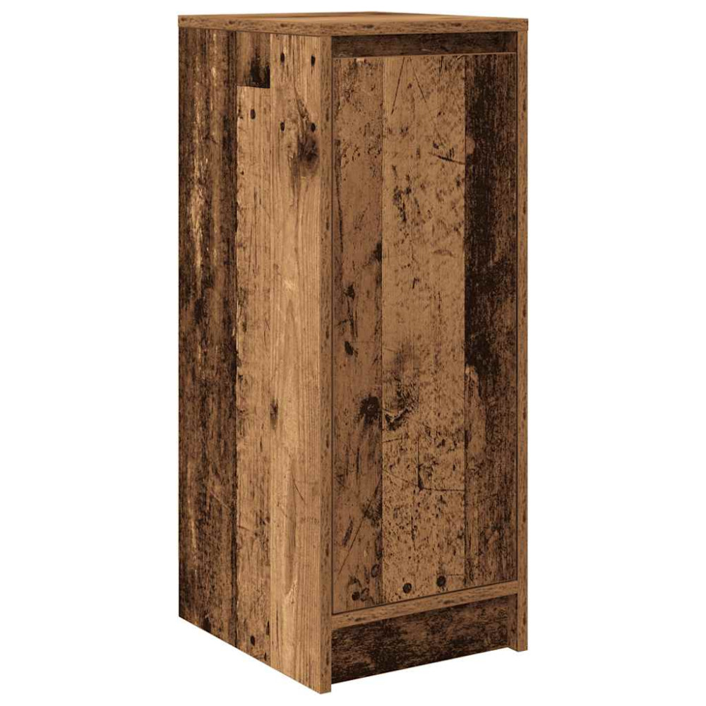 Produktbild för Skoskåp gammalt trä 29,5x34x76 cm konstruerat trä