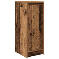 Produktbild för Skoskåp gammalt trä 29,5x34x76 cm konstruerat trä