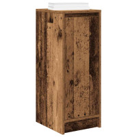 Produktbild för Skoskåp gammalt trä 29,5x34x76 cm konstruerat trä