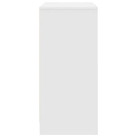 Produktbild för Skoskåp vit 57x34x76 cm konstruerat trä