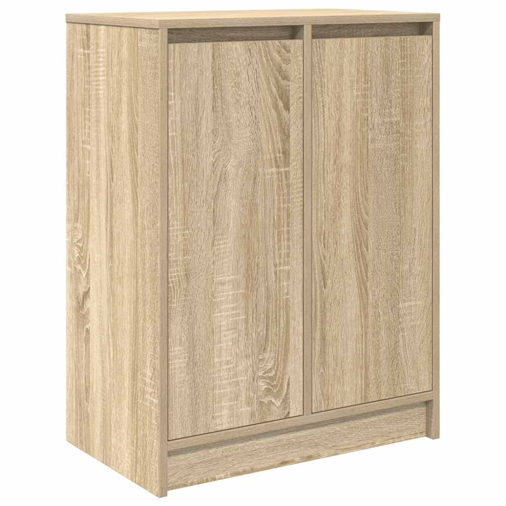 Produktbild för Skoskåp sonoma ek 57x34x76 cm konstruerat trä